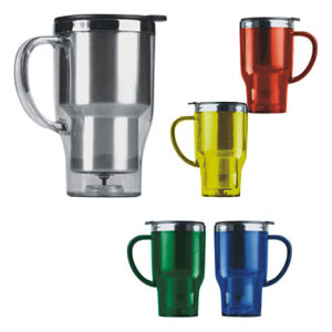 TARRO PROMOCIONAL TERMICO DE ACERO CON PLASTICO