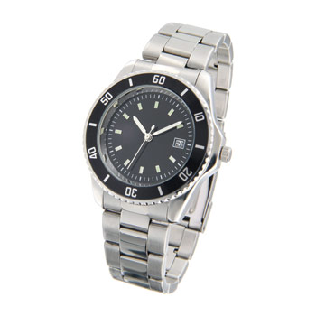 RELOJ CON CAJA DE CARATULA DE ALEACI&Oacute;N