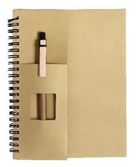 LIBRETA PROMOCIONAL CANELA