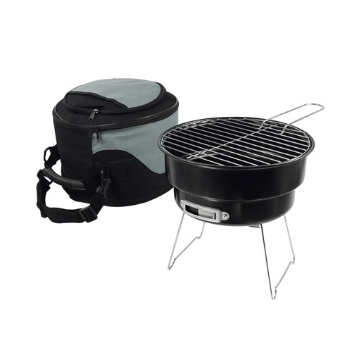 ASADOR PROMOCIONAL CON HIELERA CAMPING  BBQ002