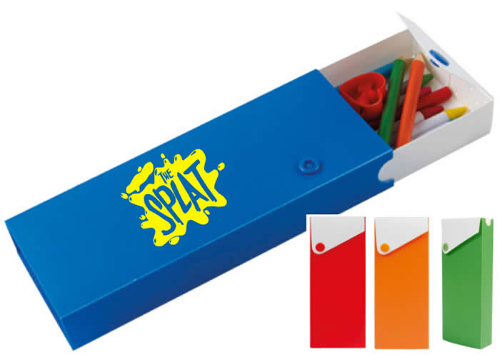 ESTUCHE COLORES, VENTA ESTUCHE COLORES, VENTA MAYOREO ESTUCHE COLORES, INF 610, ESTUCHE PROMOCIONAL, VENTA ESTUCHE NIÑOS PRESONALIZADOS, VENTA ESTUCHES IMPRESOS,