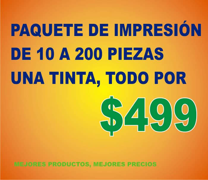 paquete de impresion