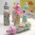 baby bottle container favor