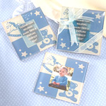 baby boy coaster favor