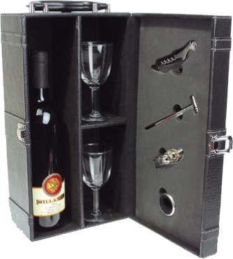 set de vino promocional chateau blanc 98509r