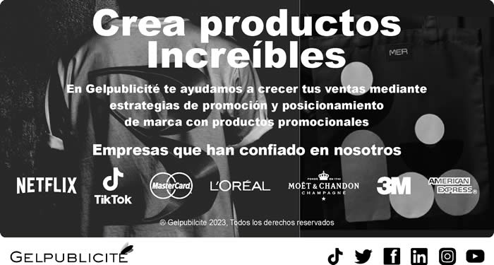 Compra en Gelpublicite el mejor catalogo de promoionales en linea, post creado el 09 de Febrer0 2023